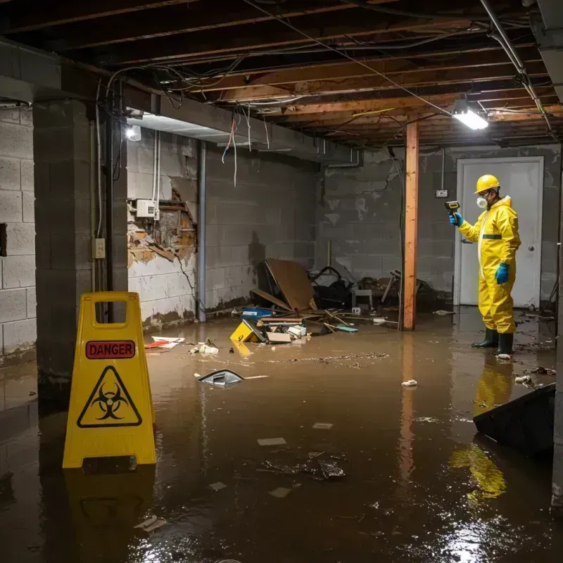 Flooded Basement Electrical Hazard in Detroit-Shoreway, OH Property